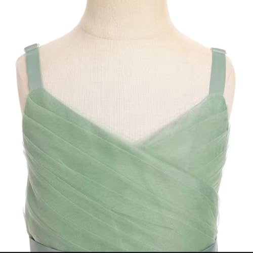 Vestidos para niñas transpirables con mangas abombadas para evitar el calor en cumpleaños 2