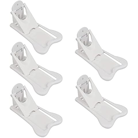 5 Pcs Sliding Door Locks for Baby Proofing Safety Window Protection Lock Child Safety Sliding Door Locks for Patio Closet Shower Sliding Doors Shutters Cover