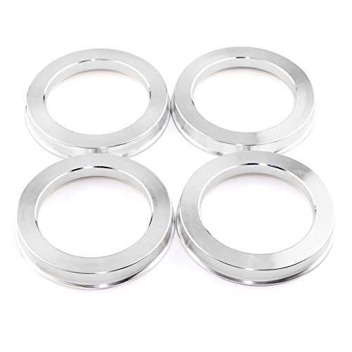Rhinotuning Anillo de centrado 4X, de 73,1 mm de diámetro a 54,1 mm de Plata y Aluminio