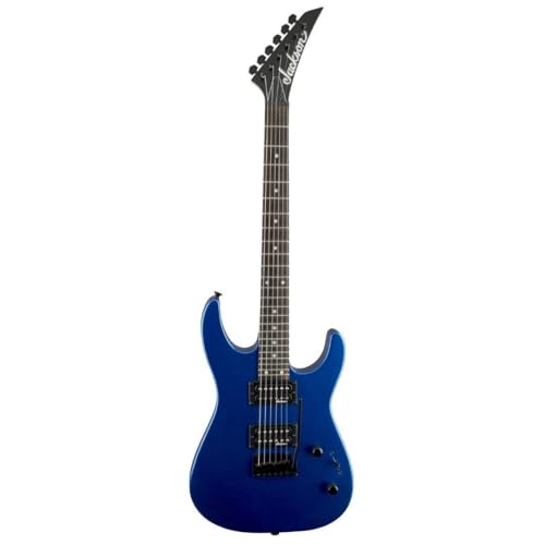 Image of Jackson JS Series Dinky JS12 Electric Guitar (Metallic Blue) | Amaranth Fingerboard Metallic Blue
