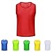 Polyester Soccer Training Jersey Vest – Breathable Mesh Sports Bibs, Loose Fit Athletic Vest for Football, Basketball & Volleyball, Fast Drying Team Jersey (61 x 70（Blue）
