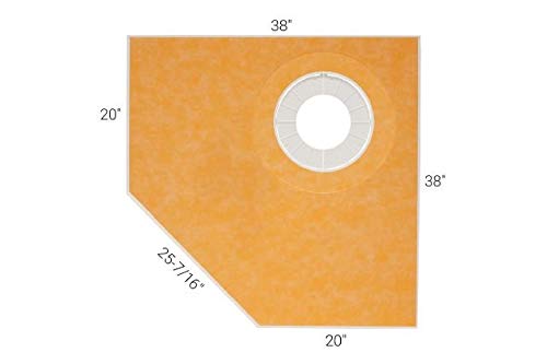 Schluter Kerdi 38-Inch X 38-Inch Corner Drain Shower Tray #TOP1