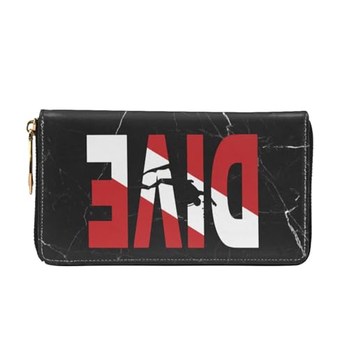 Distressed Dive Flag Wallet Card Bag3