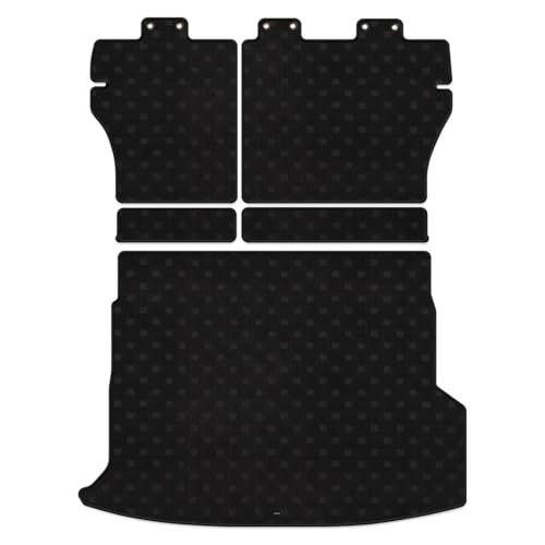 Hotfield スバル 互換品 新型 フォレスター SL系 ラゲッジルームマット 形状06 e-BOXER/ハーマンカードンサウンド有/撥水カーゴフロアボードなし STDブラック ロック糸カラー:ブラック