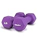 Bintiva Professional Grade, Non Slip Grip, Neoprene Coated Dumbbells - 1 Pair