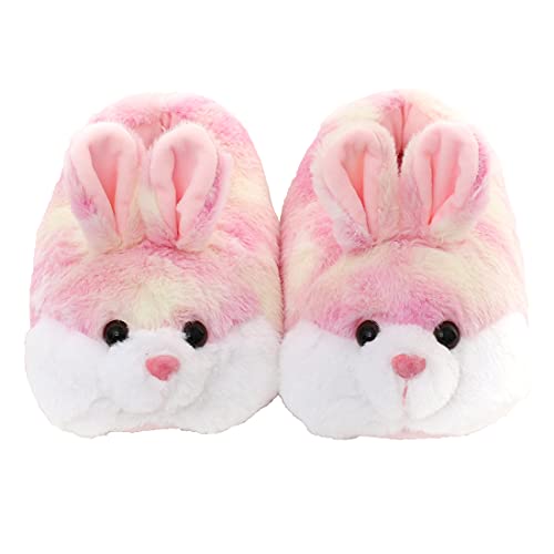 Image of Millffy Bunny Slippers for Women Warm Funny Slippers House Shoes Rabbit Plush Slippers
