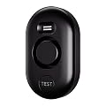 Water Leak Detector Sensor Alarm: Home Water Flooding Monitor Smart Sink Overflow Monitoring Adjustable Wet Moisture Alert Pipe Leakage Drip Detection Warning for Basement Floor (1 Sensor)