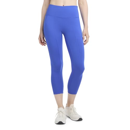 Jockey Women's Pintuck Pocket Crop Leggings Paradise Blue - image 1