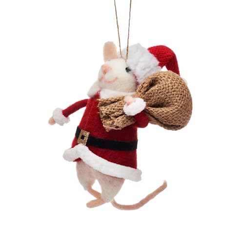 Image of Sass & Belle Santa Mouse Hanging Decoration
