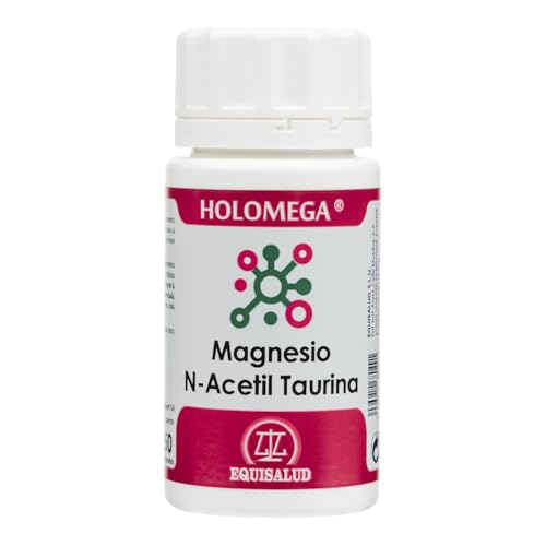 Holomega Magnesio N-Acetil Taurina de Equisalud, 50 cápsulas