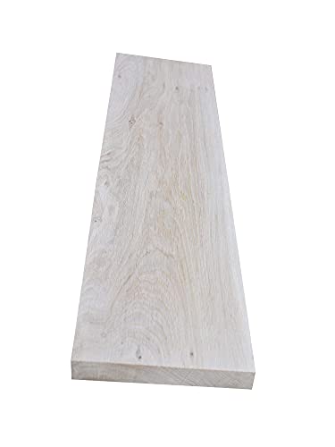 Quincadeco - Tabla de madera maciza de roble (60 x 18 cm) Cover