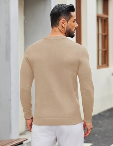 Pull Henley homme COOFANDY pour vos weekends et sorties casual en maille douce