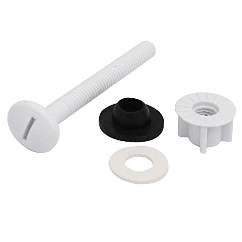 New Lon0167 M9x68mm Thread Featured Toilet Seat Hinge reliable efficacy Bolt Screw Nut w Gasket 2 Sets(id:157 96 36 86f) image 4