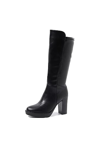 QUEEN HELENA Stivali Alti con Tacco con Plateau...