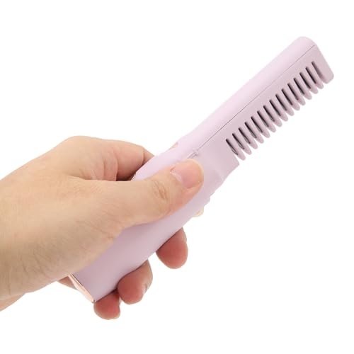 Mini plancha recargable inalámbrica para cabello morada miniatura 7