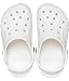 Crocs Kids Unisex Via Clogs (Little Kid) White 11 Medium