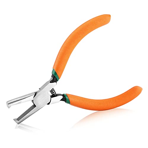 SPEEDWOX Transverse End Cutter with Flush Jaw SMT/SMD Chip Cutters 5 Inches End Cutting Pliers Distal End Cutters Side Cutting Pliers Chip Removal Tools Nipper End Cutter for Hard-to-Reach Places