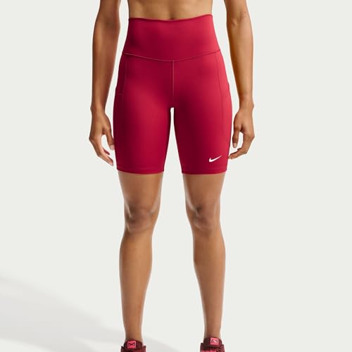 Image of Nike Women's One High-Waisted 8 inch Bike Shorts; Running and Workout Shorts