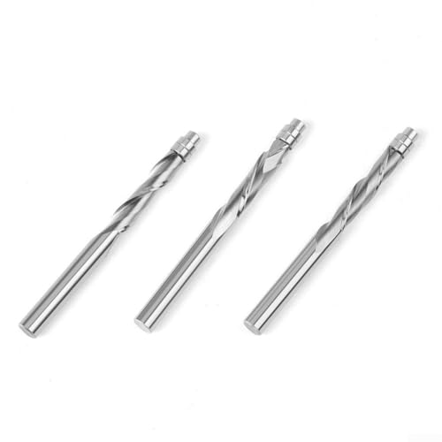 Fraises à défoncer en spirale de qualité professionnelle pour travaux de finition du bois, conception en carbure massif