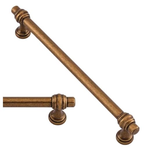 Asimerdeco 10 Pack Antique Brass Cabinet Pulls 7.5 Inch(192mm) Kitchen Cupboard Handles Solid Heavy Duty Zinc Alloy Drawer Pulls