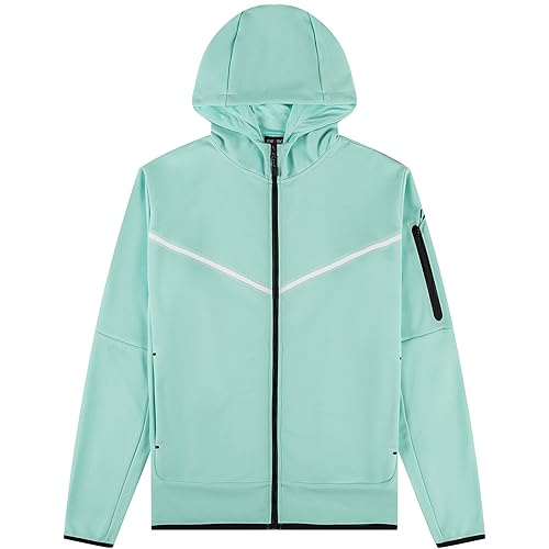 Men's Tracksuits Sweatsuits For Men Hooded Tracksuit Sweatsuit Long Sleeve Full-Zip Jogging Sweatpants 2 Piece2