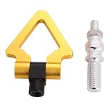 OFFIGAM アルミ合金製フロントトウフック 車用三角形牽引リング 耐久性高く前後バンパー対応 日系車汎用スリッシュ装飾