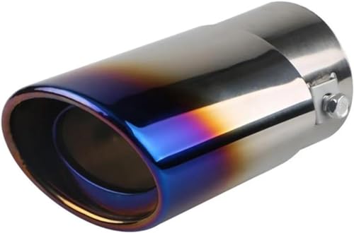 Embout d'échappement 63mm silencieux en acier inox pour modification auto