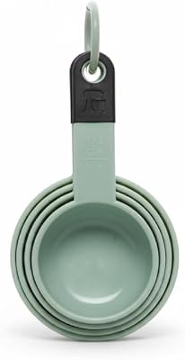 KitchenAid - 4-Piece Dry Measuring Cups Set with Nesting Storage | BPA-Free Plastic, Metric & Imperial Markings, Storage R...