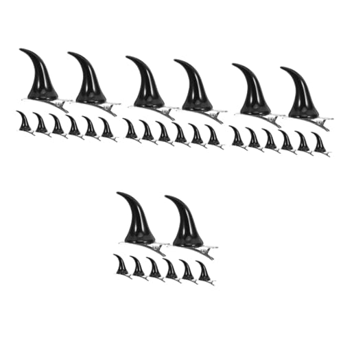 Épingles à cheveux de diable avec clips antiglisse pour coiffures gothiques