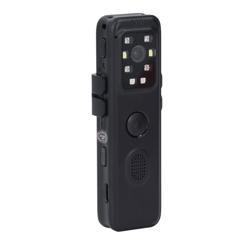 Caméscope de Poche Portable avec Enregistrement en Boucle, Petite Caméra d'action HD 1080P, Caméscope de Poche avec Clip Arrière pour Garde de sécurité...