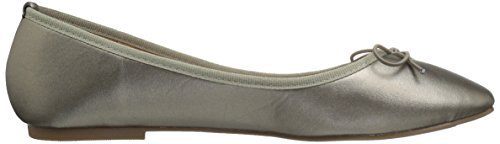 Brinley Co. Womens Classic Bow Round Toe Casual Ballet Flats Pewter, 7.5 Regular Us #TOP5