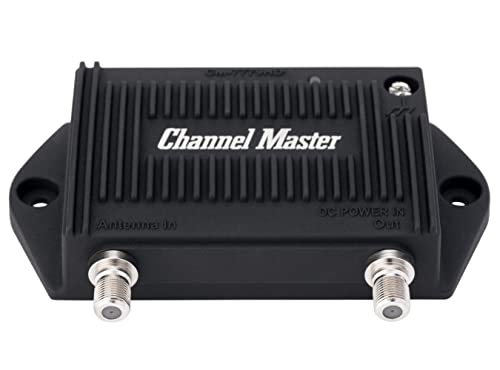 Channel Master CM-7779HD PreAmp 1 TV Antenna Amplifier with 5G LTE Filter, Adjustable Gain Preamplifier - Professional Grade Signal Booster