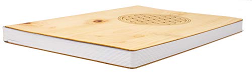 Carnet de notes bois de pin format A5 avec pages blanches papier 90g - 3