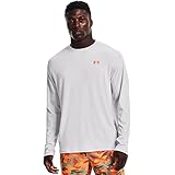 Under Armour Men's Iso-Chill Hook T-Shirt , Halo Gray (014)/Quirky Lime , Medium