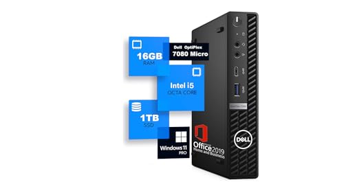 yςݕiz Dell ~jPC OptiPlex 7080 Micro Intel \Core i5/ RAM:DDR4 16GB/SSD:1TB/ É/4K HDRΉ/ȃXy[X^pcyʖLxȃC^[tF[X/DP*2/K
