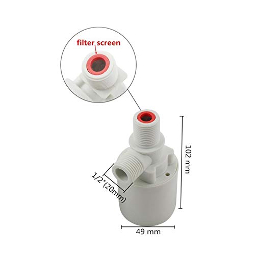 Válvula de bola flotante con rosca externa y control automático 3