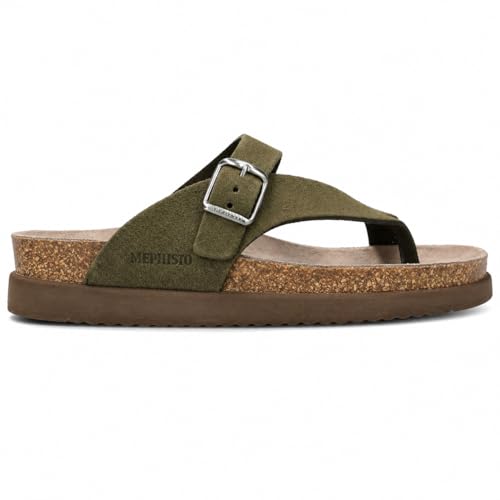 Image of Mephisto Women's Helen Flat Sandal, Loden, 12