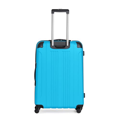 Image of Kenneth Cole REACTION Out of Bounds Lightweight Hardshell 4-Wheel Spinner Luggage, Teal, 28-Inch Checked