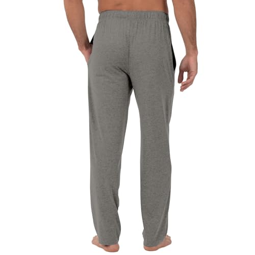 Mens Pajama Pants, Soft Cotton Sleep Lounge Pants Solid Plaid Comfort Soft Sleep Pant with Pockets and Drawstring3