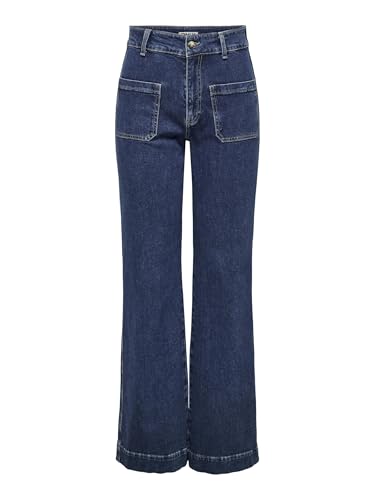 Jeans Cro Only Onljuicy femme pantalon denim large taille haute