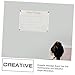 NUOBESTY Acrylic Weekly Planner Erasable Memo Board Message Display Board for Students Home Office Multifunctional