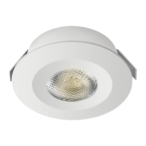 Image of Panasonic 2 Watt Spotlight, for False Ceiling, Energy Efficient, Cutout 35mm, Surge Protection, 15000+ Hrs Lifespan (PSPM01023R1)