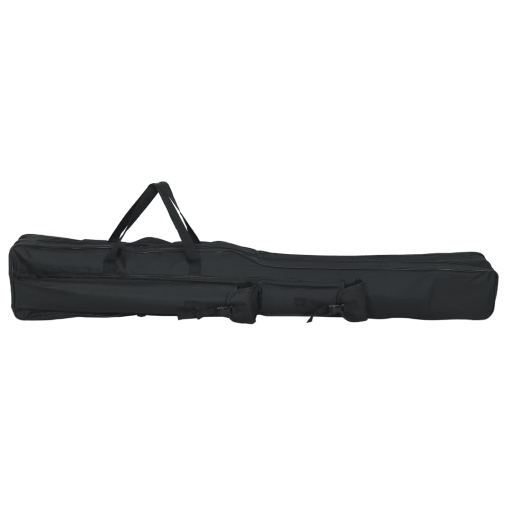 Torba na wędkę do rekreacji na świeżym powietrzu, czarna, 160 cm, tkanina Oxford