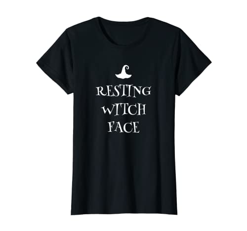 Resting Witch Face Halloween Shirt for Women Kids T-Shirt