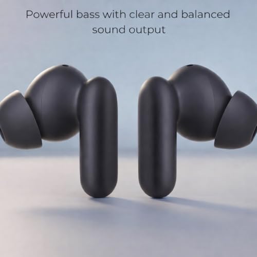 Image of Lynacz Original Wireless Earbuds Compatible with OnePlus, 11 Pro / 11R / Nord 3 Compatible, Clear Call Mic, Long Battery Life Black (BUDS-2R)
