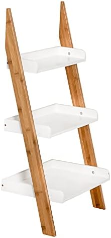 Honey-Can-Do 3-Tier Ladder Shelf BTH-08789 Natural, 30 lbs