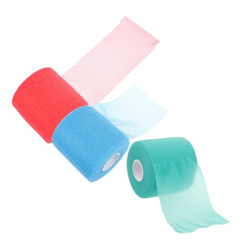 FRCOLOR 3 Rolls Skin Membrane Portable Sports Wraps Racket Damping Wraps Athletic Tape Sports Tape Joint Protective Portable Athlete Tape Breathable Athlete Tape