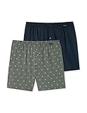 Schiesser Herren 2 PACK Boxershorts Baumwolle Jersey weich - Jerseyboxer