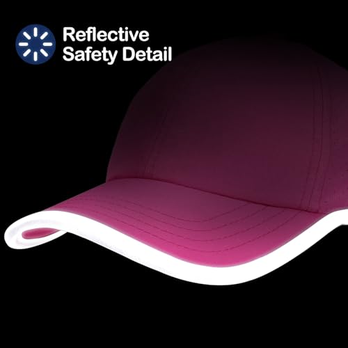 Girls Criss Cross Ponytail Hat Reflective Outdoor Hat Mesh Quick Dry Baseball Cap for Kids Age 3-12 Years4