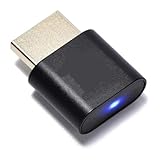 HDMI対応ダミープラグ 仮想ディスプレイ ヘッドレスゴーストディスプレイ エミュレーター 4K DDC EDID ダミーエミュレーターアダプター ビットコインマイニング用(Black)